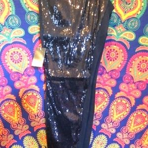 NWT Torrid Sz 2 Black Sequin Leggings